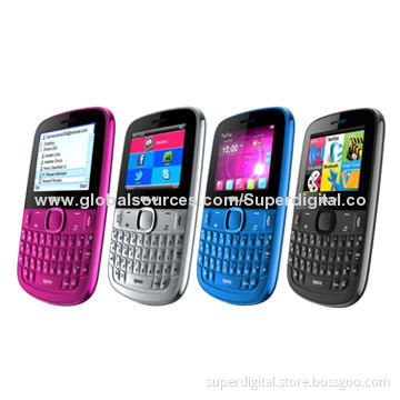 Qwerty Phones, Dual-SIM, Quad-band, Support Bluetooth, MP3, MP4, FM Radio, Camera, Torch
